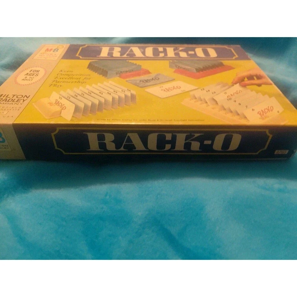 Vintage 1961 RACKO Game Milton Bradley 4765 100% Complete Ages 10 to Adult